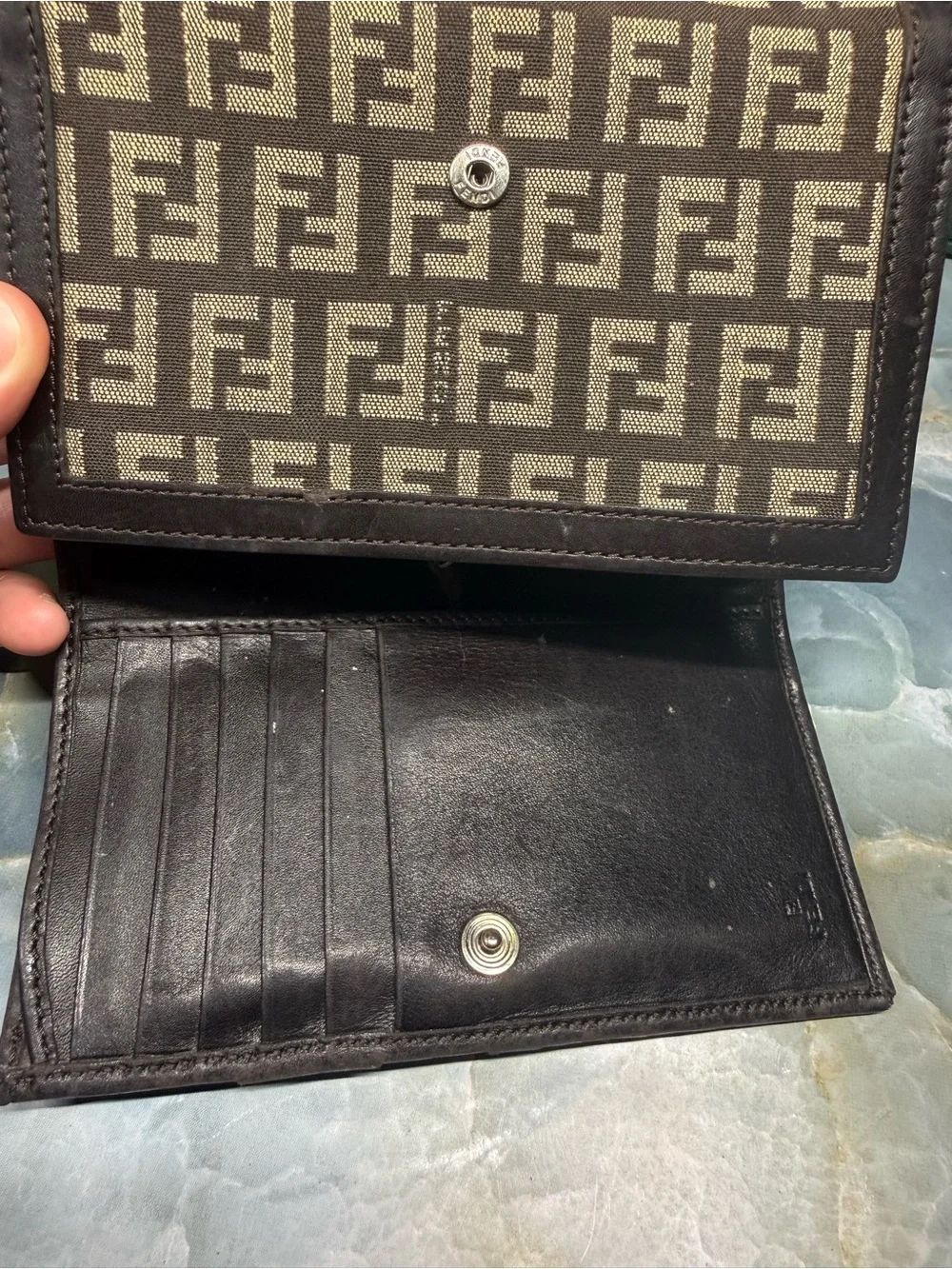 Vintage Fendi Zucchino Wallet